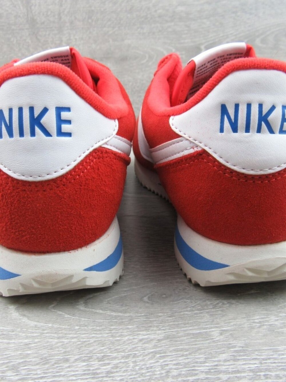 Nike Cortez Women's Size 7 Crimson Red Blue Sail White Sneakers NEW - Picture 8 of 13